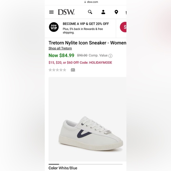 $90.00 Retail NIB Sneakers - Picture 8 of 9